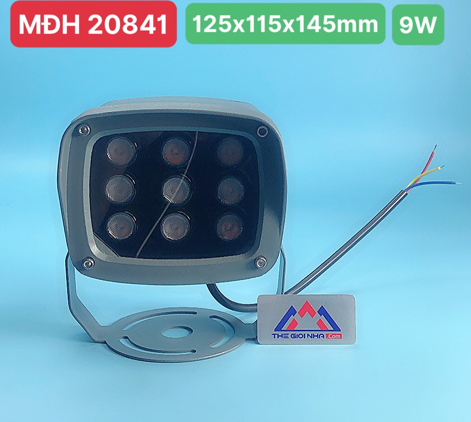 Đèn chiếu cây ,chiếu điểm  SMD 9W KT 125x115x145mm Ánh sáng vàng