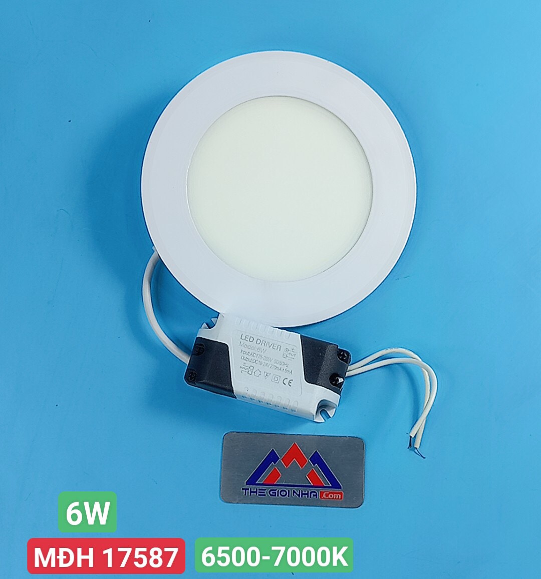 Đèn led panel light âm trần,6w,ánh sáng trắng