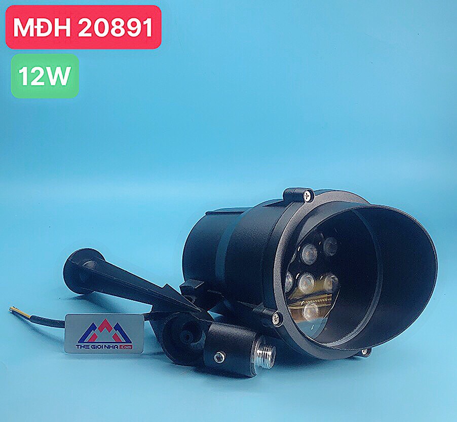 Đèn rọi cột mặt tiền cảnh quan ngoài trời CCMSMD145 12W Ánh sáng vàng