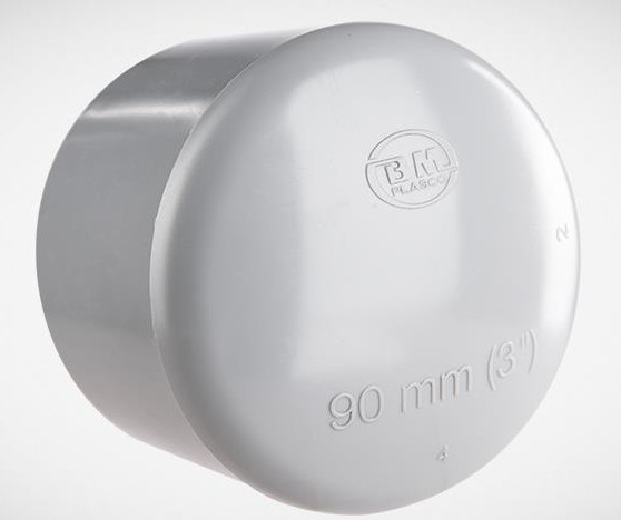 Nắp khóa, bịt đầu ống 90 D nhựa cứng PVC-U Nhựa Bình Minh