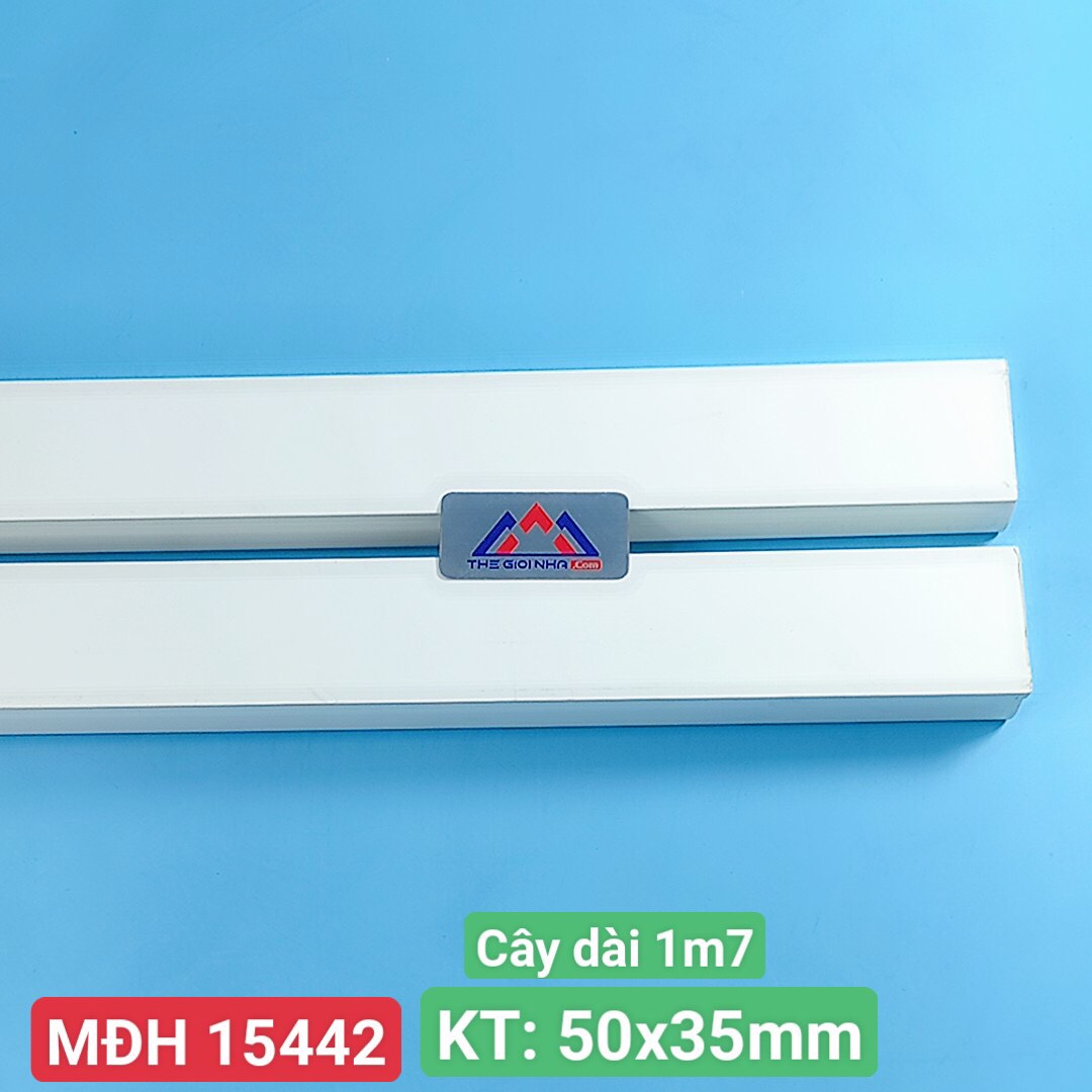 Nẹp nhựa vuông luồn dây điện 5P Tiến Phát V50/1 ( V5p ), cây dài 1m7