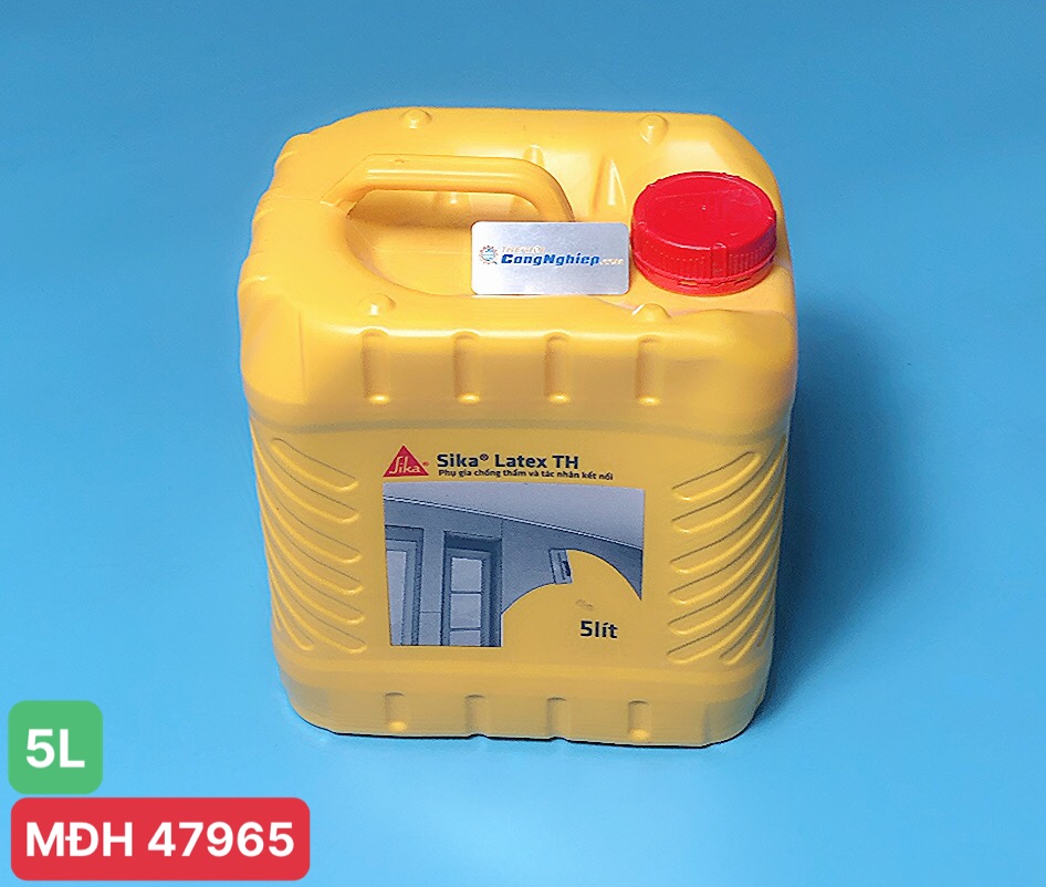 Phụ gia chống thấm, tác nhân kết nối Sika Latex TH, can 5L