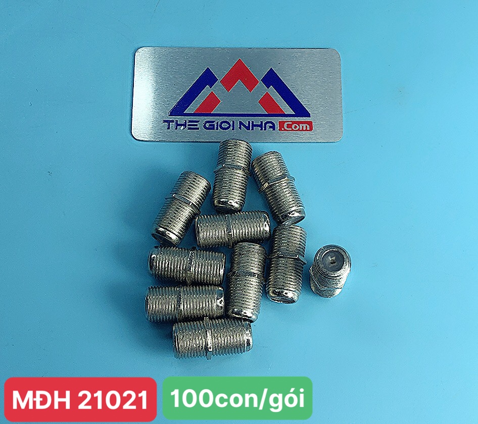 Đầu Jack nối F-F 100con/1 gói