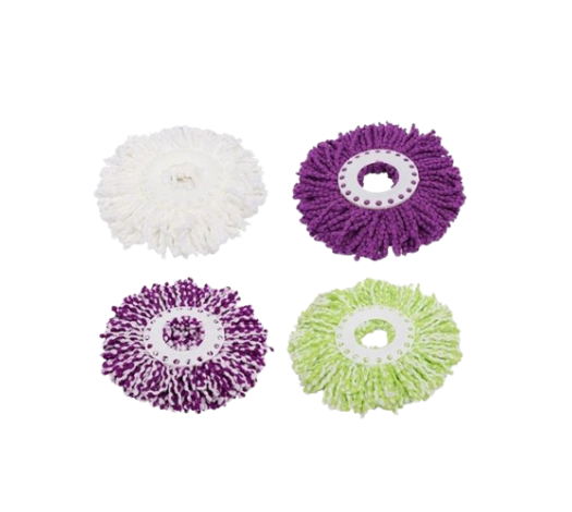 Núi lau, bông lau 360 nhựa PE, sợi cotton
