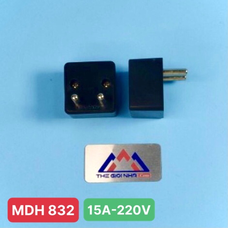 Phích cắm chuyển 2 chấu sang 3 chấu phi 5 LiOA ONC