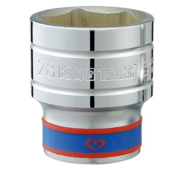Đầu tuýp ngắn lục giác 1/2" 15mm Kingtony 433515M