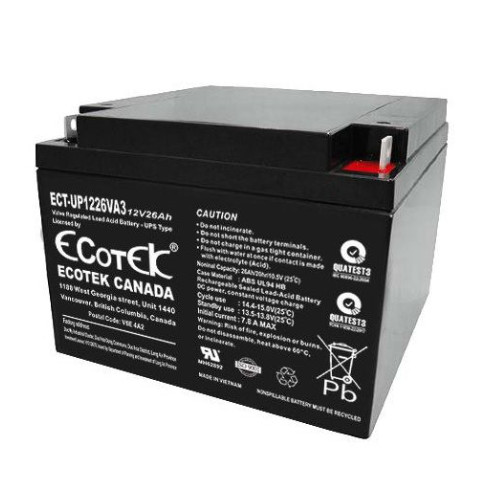 Ắc quy ECOTEK 12V-40AH 199x166x171 mm