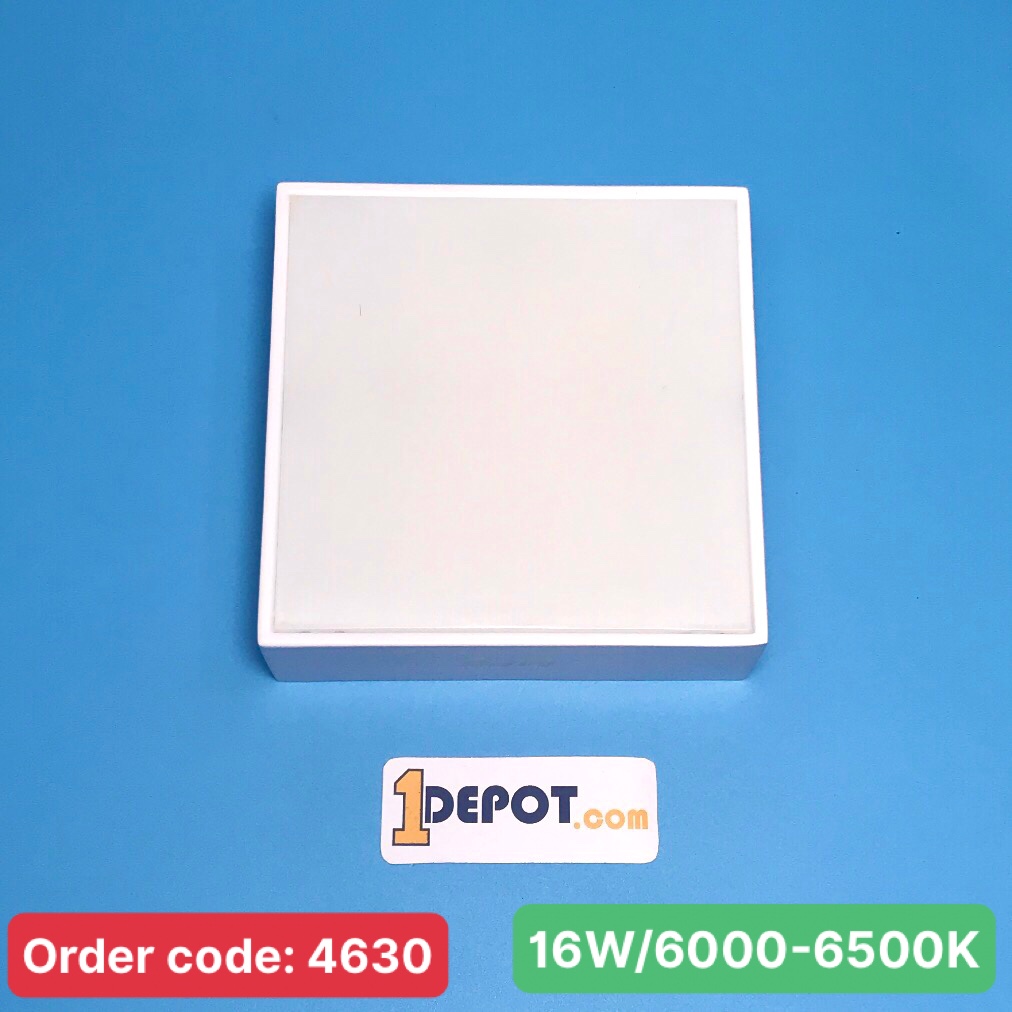 Đèn downlight vuông nổi tràn viền 16W MPE SSDL-16T, ánh sáng trắng