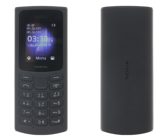 Điện thoại Nokia 105 4G 2 sim màu đen