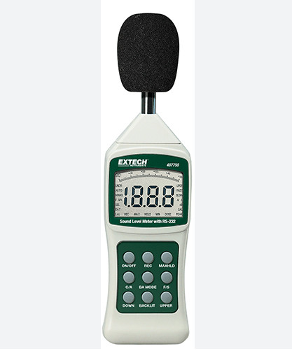 Máy Đo Cường Độ Âm Thanh Extech 407750 có hiệu chuẩn