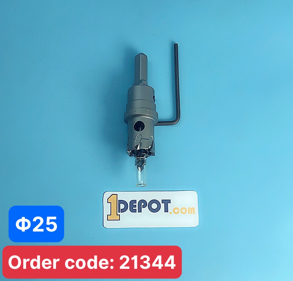 Mũi khoét hợp kim phi 25mm Unika MCTR-25