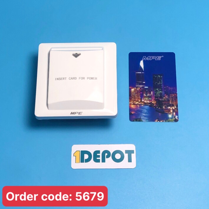 BỘ CÔNG TẮC DÙNG THẺ TỪ 16A CÓ THỜI GIAN CHẬM BKT MPE