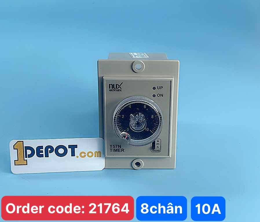 Bộ định thì - Timer 8 chân tròn ( 220 AC ) HANYOUNG T57NP 10A