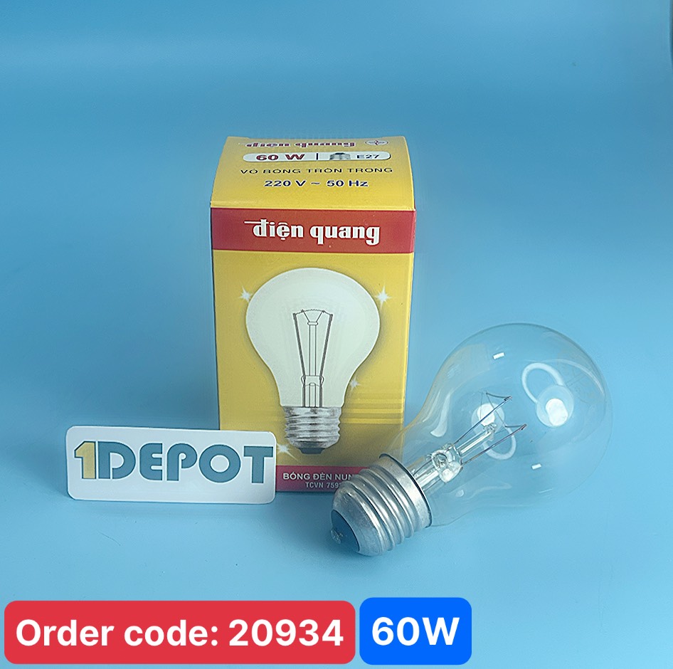 BÓNG ĐÈN SỢI ĐỐT 60W ĐIỆN QUANG