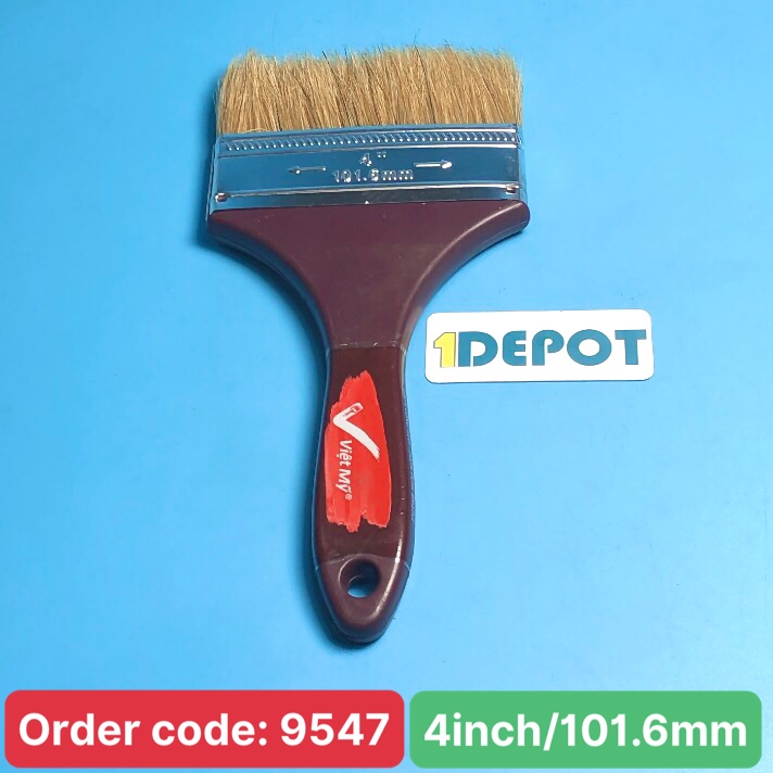 Cọ quét sơn VIỆT MỸ, loại cán nâu 4 inch (101,6mm)