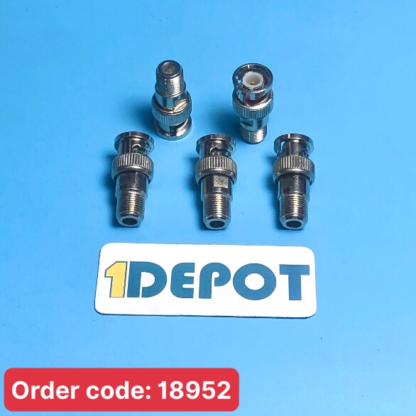 Đầu bấm cáp đồng trục BNC ( dùng cho cáp Camera), bán lẻ hoặc đóng gói 100 cái/ bịch