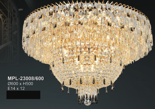 Đèn chùm Andora MPL-23008/600 Ø600*H500, E14x12