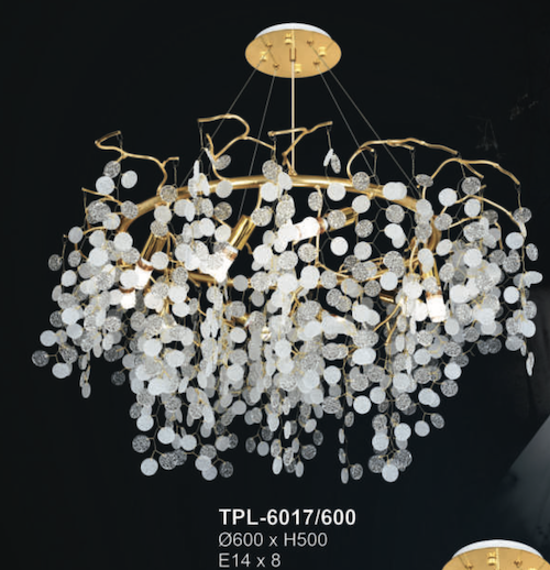 Đèn chùm Andora TPL-6017/600 Ø800*H500, E14x18