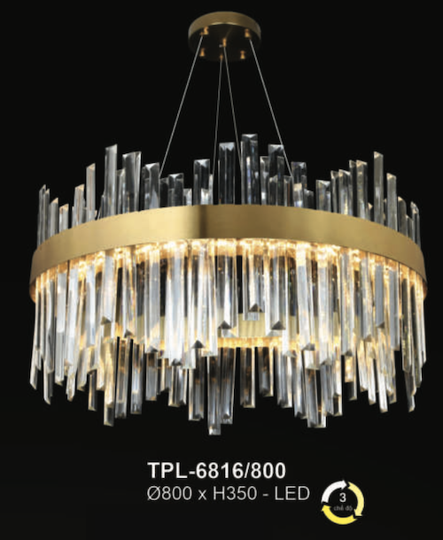 Đèn chùm Andora TPL-6816/800 Ø800*H350 - LED