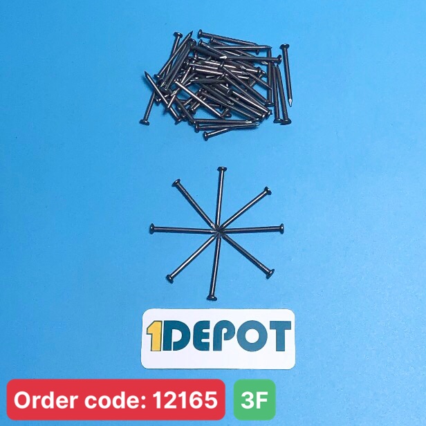 Đinh thép đen 3cm, đóng gói 100g