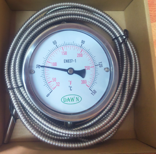 Đồng hồ đo nhiệt độ Dawn, dạng dây 150 độ C, dây dài 3m