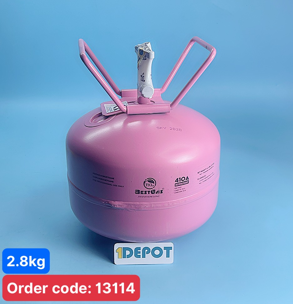 Gas lạnh Refron R410a (Ấn độ) 2.8kg/bình