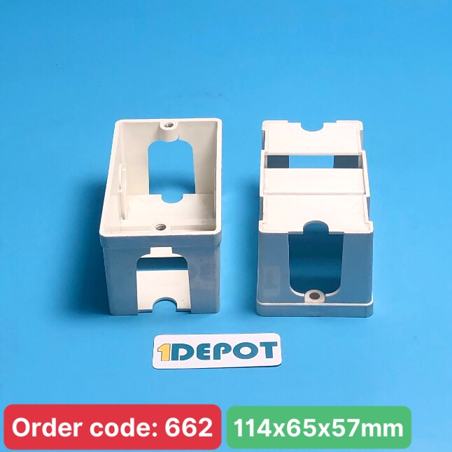 Hộp nhựa âm tường dùng cho mcb a157 mcb mpe