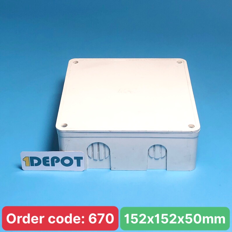 Hộp nối dây MPE A662, kích thước 152x152x50 mm