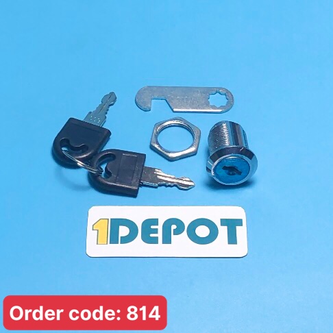 Khoá tủ cốp, đường kính 20mm dài 20mm Vhardware 53392