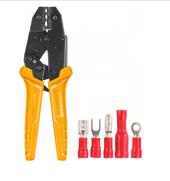 Kìm bấm cos dây điện 0.5-6mm² Ingco HRCPJ0506, AWG20-10