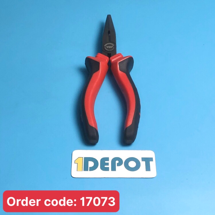 Kìm nhọn 5 inch cán đỏ đen Top LON-5