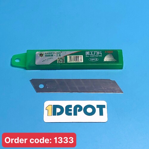Lưỡi cho dao rọc giấy A100M Berrylion, 10 dao/hộp