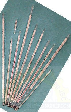 Nhiệt kế thủy ngân Amarell L-25952, dải đo -5 +150°C, độ chia 0,2°C