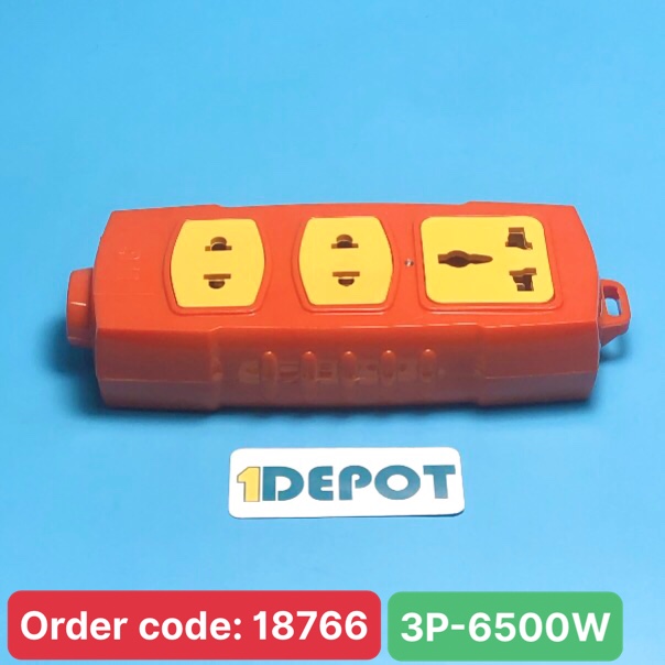 Ổ cắm siêu tải 6500W 3 lỗ cắm 2D1, TLC-OST-2D1 TLC