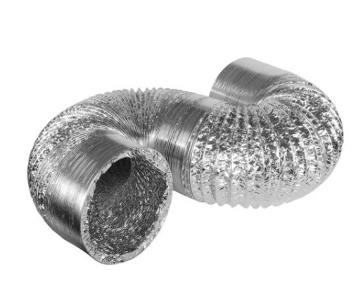 Ống gió mềm nhúng giấy bạc D250 8m/cuộn