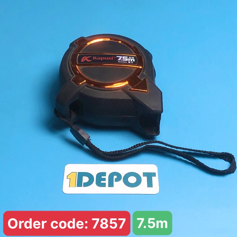 Thước cuộn 2 hệ 7.5 màu đen Kpausi k-2666