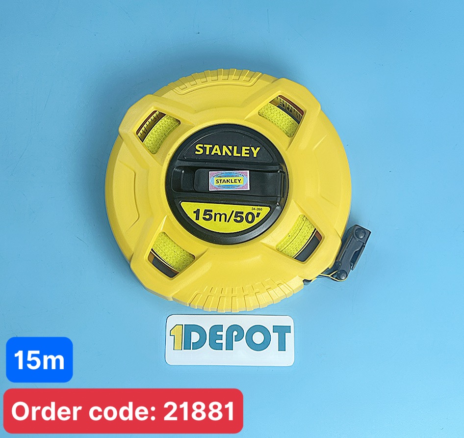 Thước dây sợi thủy tinh 15m/50'' Stanley STHT34260-8