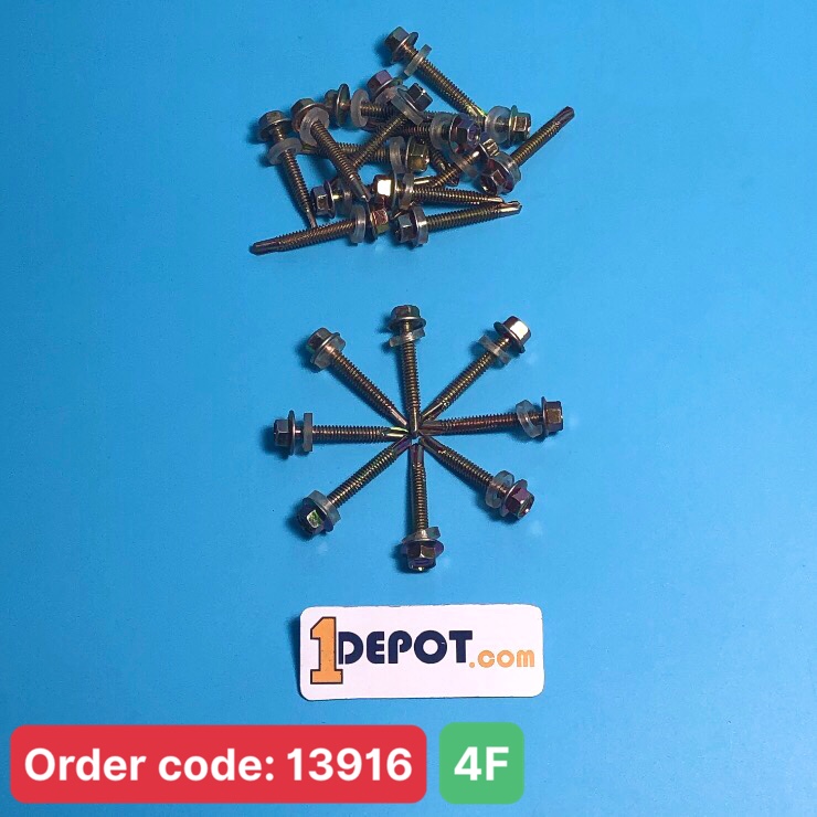 Vít bắn tôn, đuôi cá đầu lục giác 4F, đóng gói 100g(~16 con)