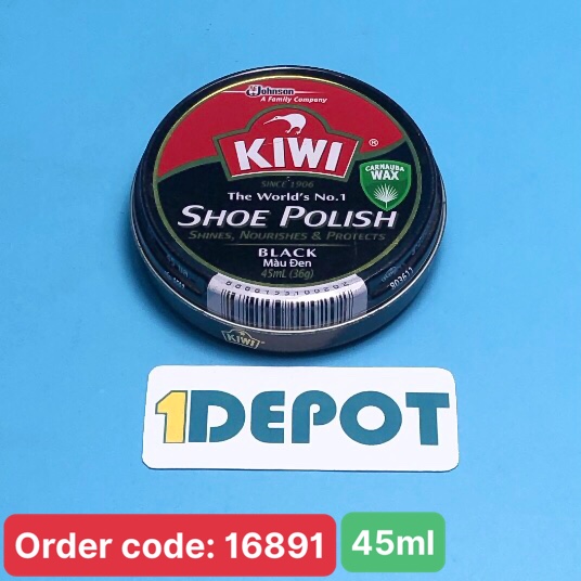 Xi đánh giày Kiwi 45ml màu đen