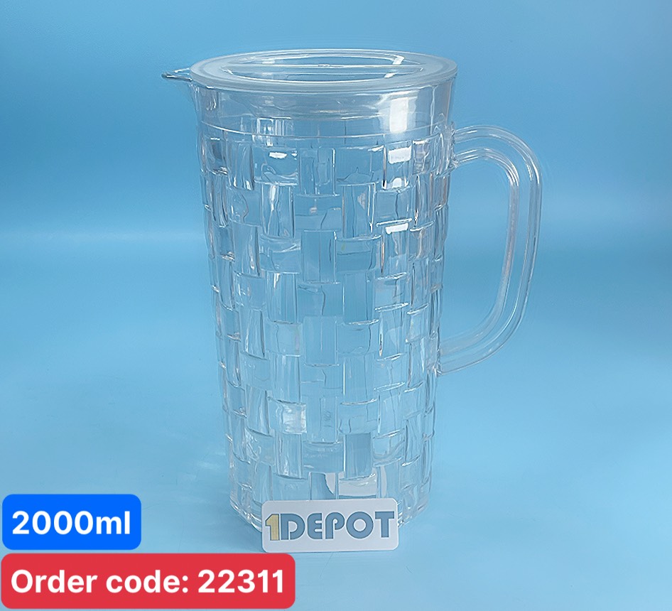 Ca nhựa mây đan 2000ml Việt Nhật 6099