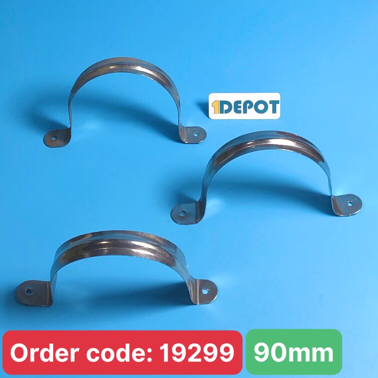 Cùm Omega Inox 304 (DN80) Ø90mm