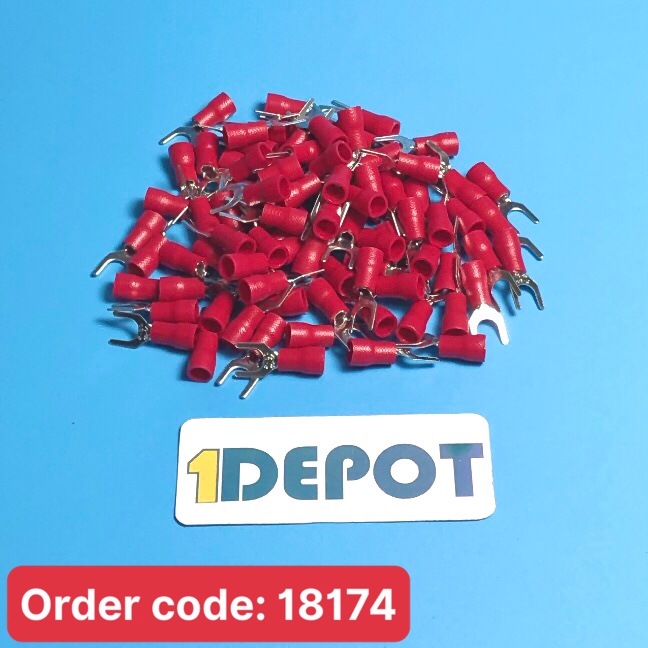 Đầu cos chữ Y bọc nhựa OEM SV2-5 ( 100 cái/gói)