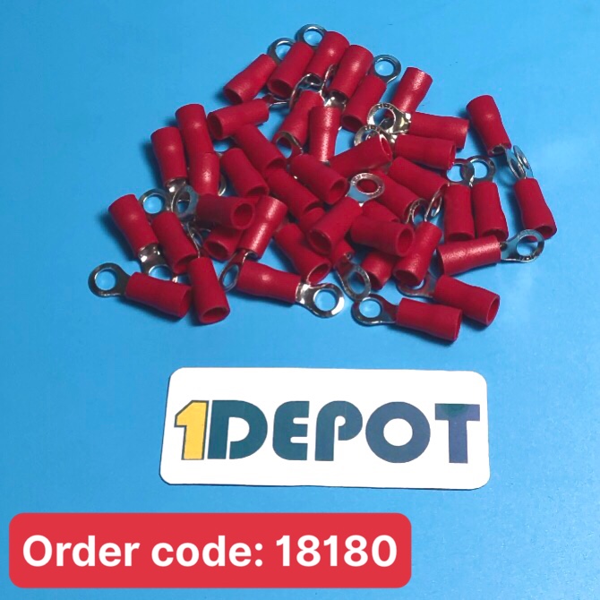 Đầu cos tròn bọc nhựa OEM RV3.5-5