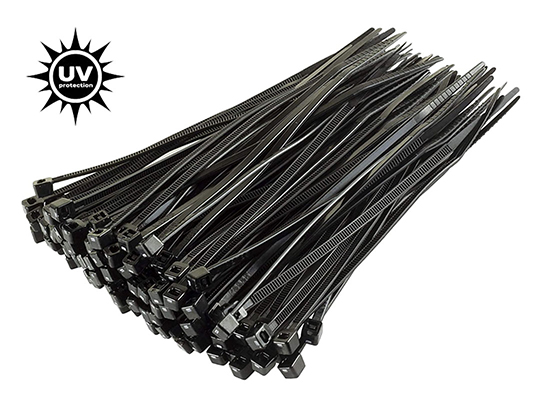 Dây rút nhựa chống UV 450x7.6mm đen KST K-450HU ( 100 sợi / gói)
