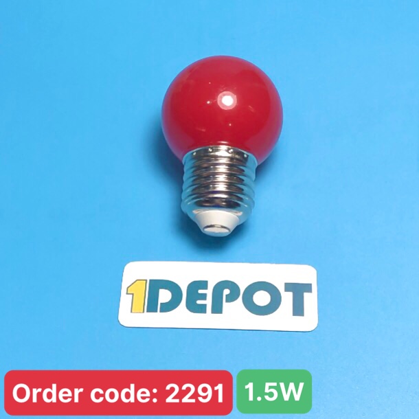 Đèn led buld 1.5w Mpe LBD-3R màu đỏ