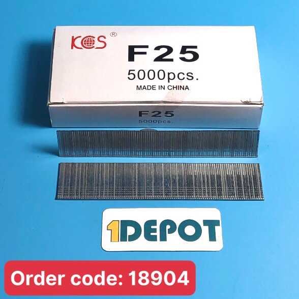 Đinh công nghiệp KCS F25, hộp 5000 cây đinh