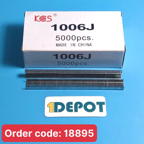 Đinh U 1006J KCS, hộp trắng 5000 cây ghim