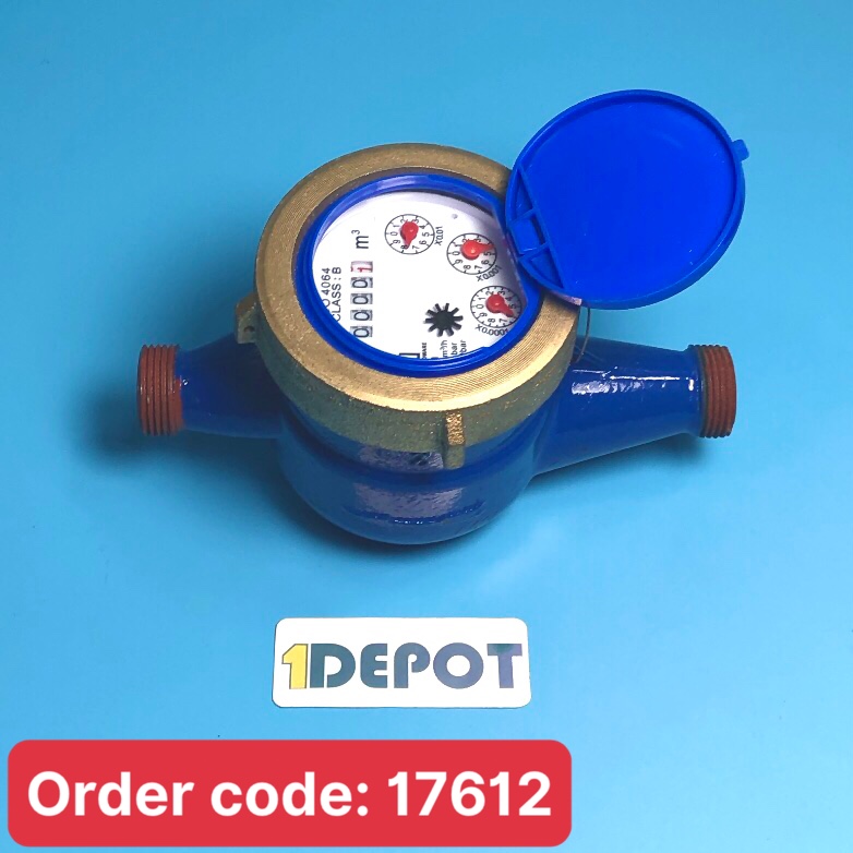 Đồng hồ nước sắt 17612 Luco, chưa bao gồm tem kiểm định
