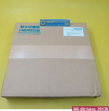 Giấy mài mẫu có keo dính Herzog 250Y-400, đường kính 250mm, độ mịn grit #400, 1 hộp/100pc