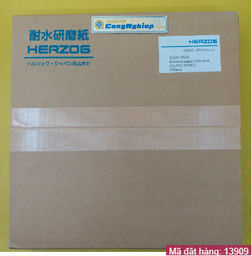 Giấy mài mẫu có keo dính Herzog 250Y#1500, đường kính 250mm, độ mịn grit #1500, 1 hộp/100pc